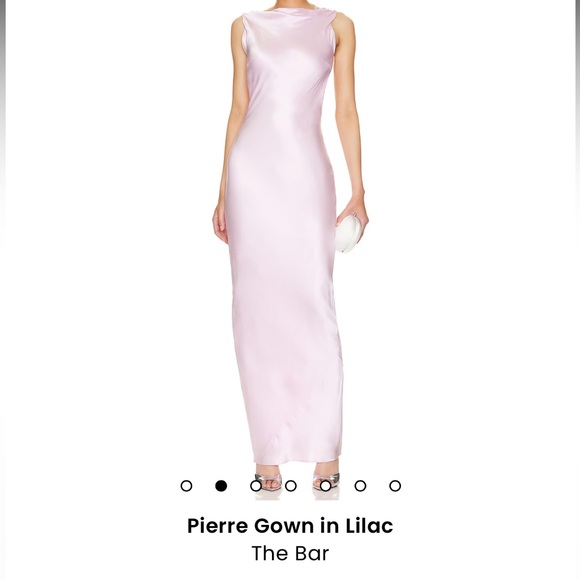 THE BAR PIERRE DRESS IN LILAC - Picture 2 of 4